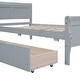 preview thumbnail 53 of 54, Twin Size Wood Platform Bed with 4 Drawers Storage Bed for Kids, Teens