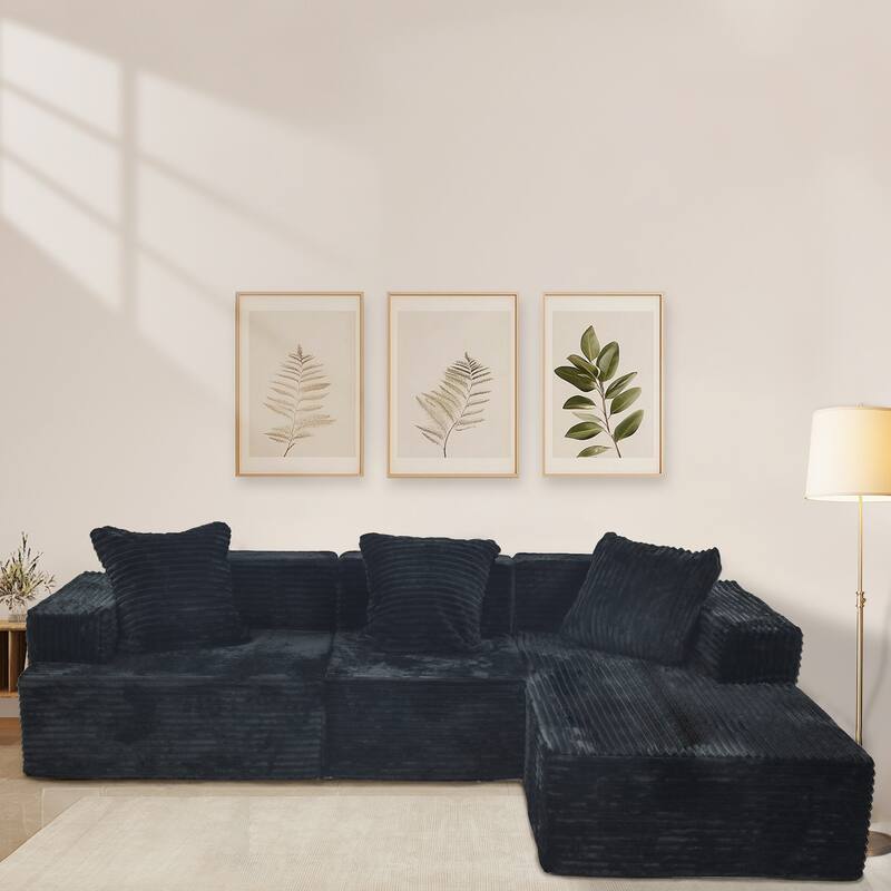 Convertible Modular Sectional Sofa Set Popular Compression Sofa