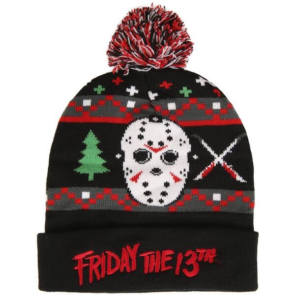 Shop Friday The 13th Jason Voorhees Ugly Christmas Knit Beanie On Sale Overstock 31260877