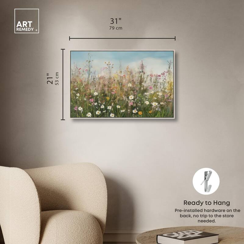Glimmering Glade Garden I Canvas by Art Remedy