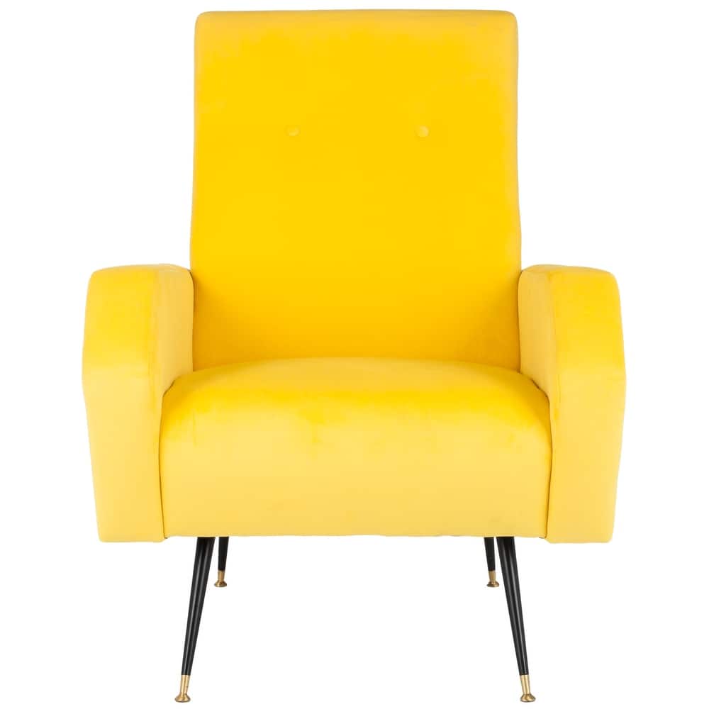 SAFAVIEH Senja Mid-Century Modern Retro Club Chair - 27.5" x 34.8" x 37" - 28Wx35Dx37H