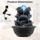 preview thumbnail 3 of 63, Costway Tabletop Water Fountain with Rolling Crystal Ball,