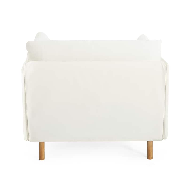 39" Modern Upholstered Accent Chair with Armrest for Living Room