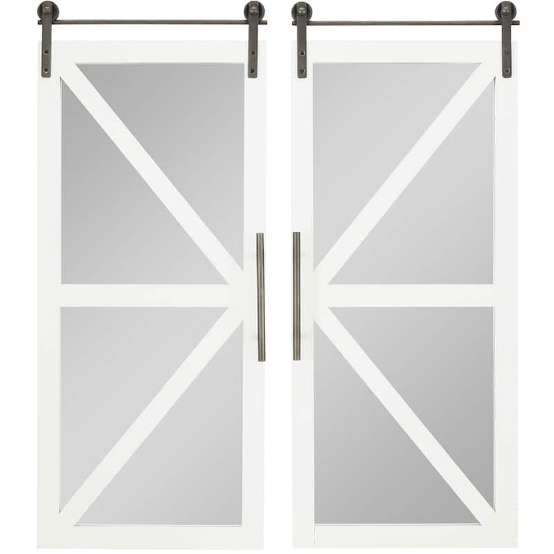 FirsTime & Co. 2-pc. Wooden Barn Door Wall Plaque Set