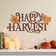 preview thumbnail 8 of 17, Glitzhome 24"L Fall Metal HAPPY THANKSGIVING / HAPPY HARVEST Wall Decor
