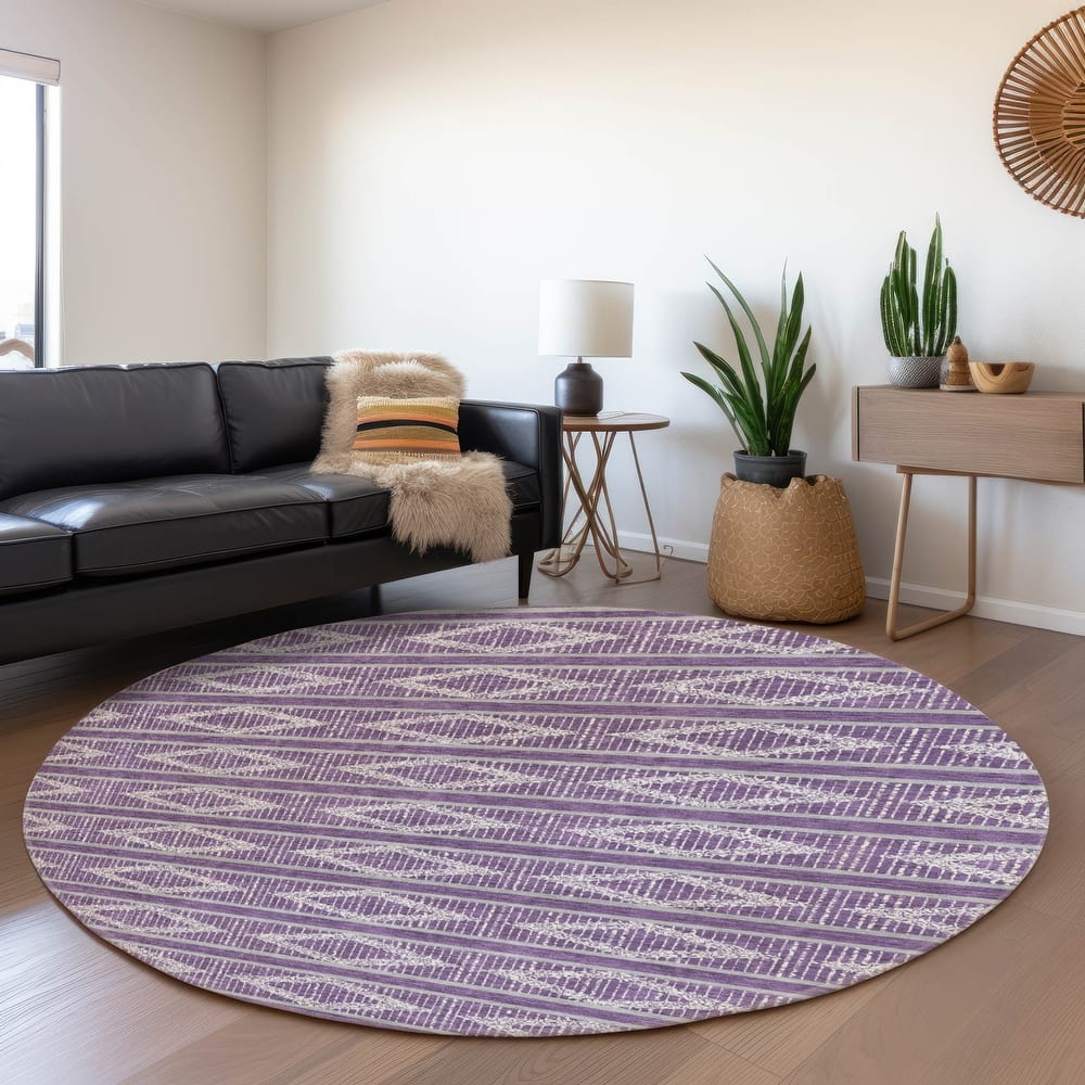 Premium Washable Super Soft Geo Diamonds Mayfield Rug
