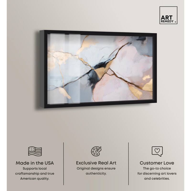 Gilded Veins Shadowbox by Art Remedy