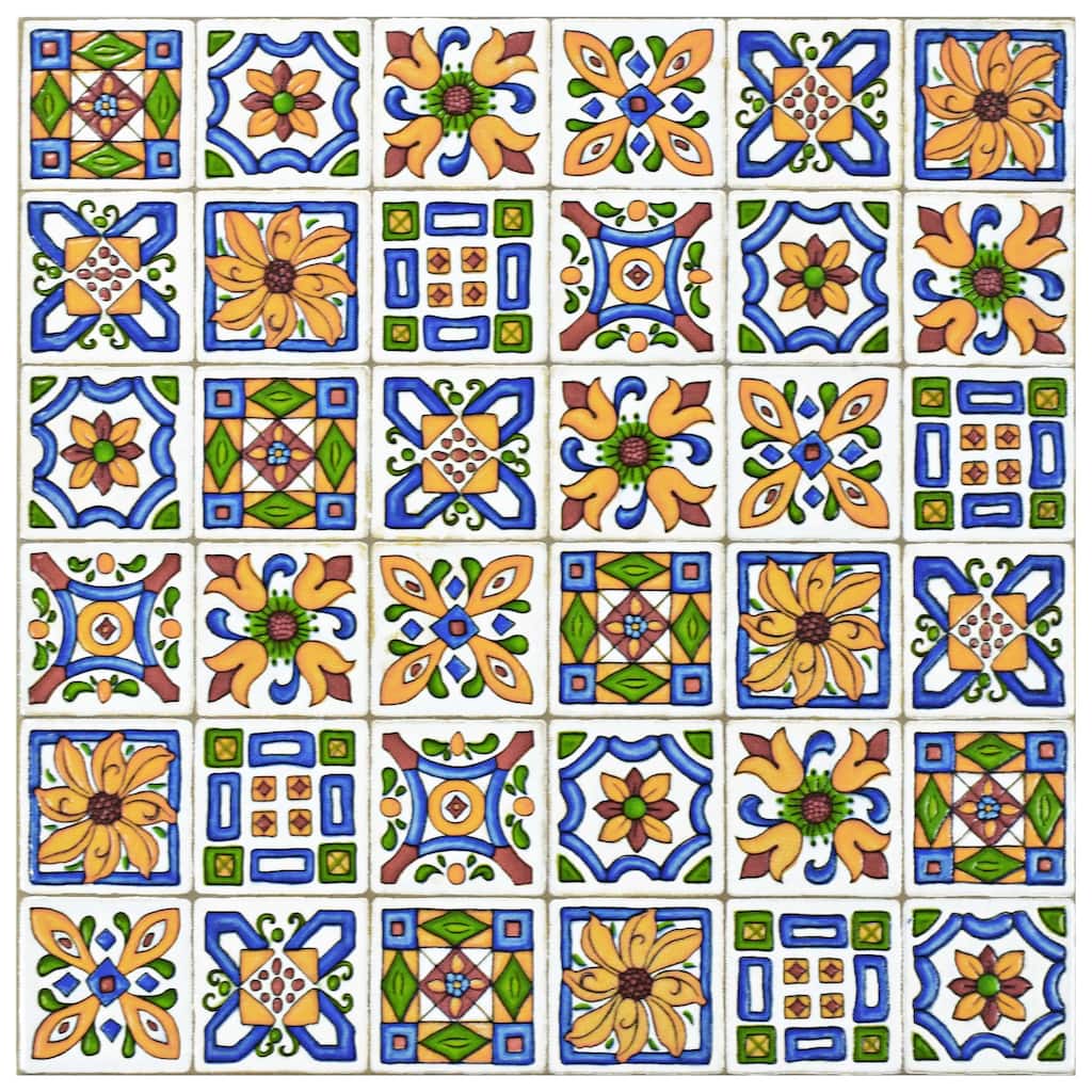 Merola Tile Techniker Der Farbe 11-3/4" x 11-3/4" Ceramic Wall Tile - (1 Tile)