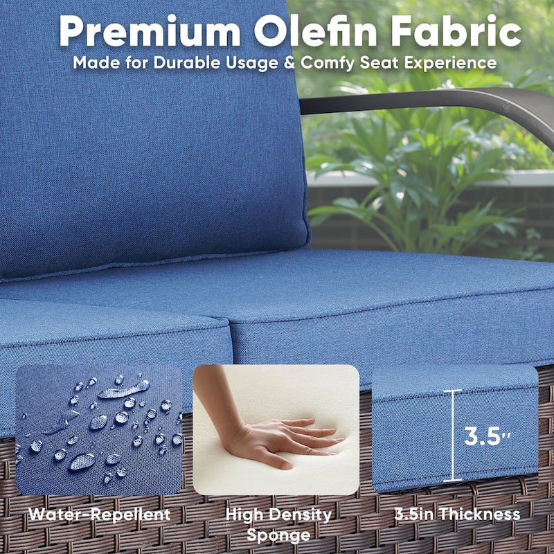 Pocassy Outdoor Sofa Patio Furniture