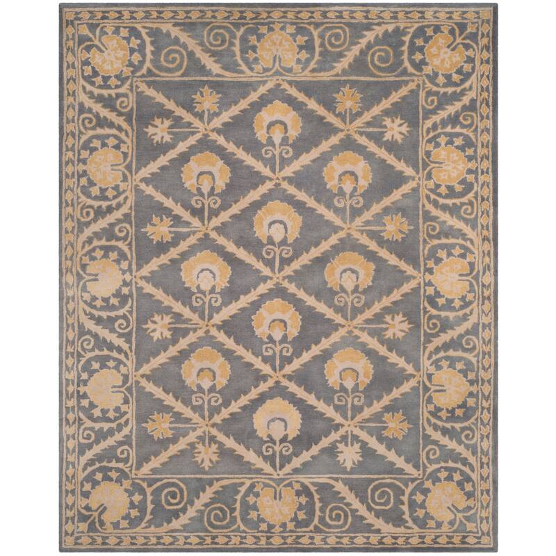 SAFAVIEH Handmade Bella Berit Modern Floral Wool Rug