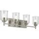 Option Brushed Nickel / Clear