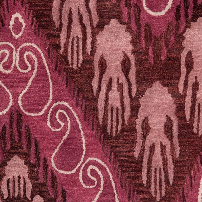 SAFAVIEH Handmade Ikat Ansley Modern Wool Rug