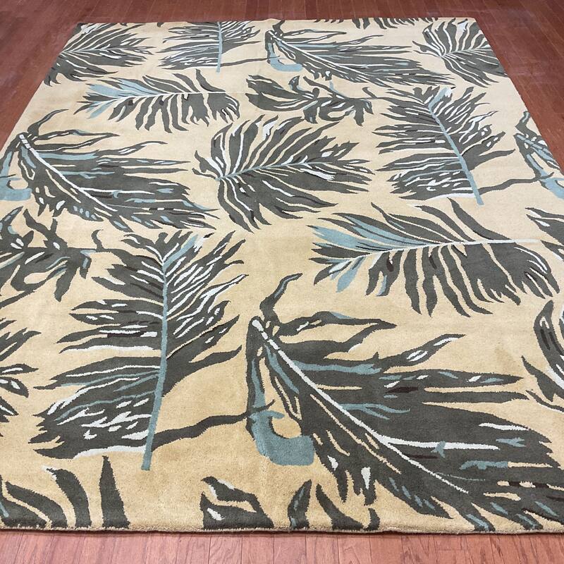 HERAT ORIENTAL Handmade Tibetan Palm Wool Rug - 8' x 11'