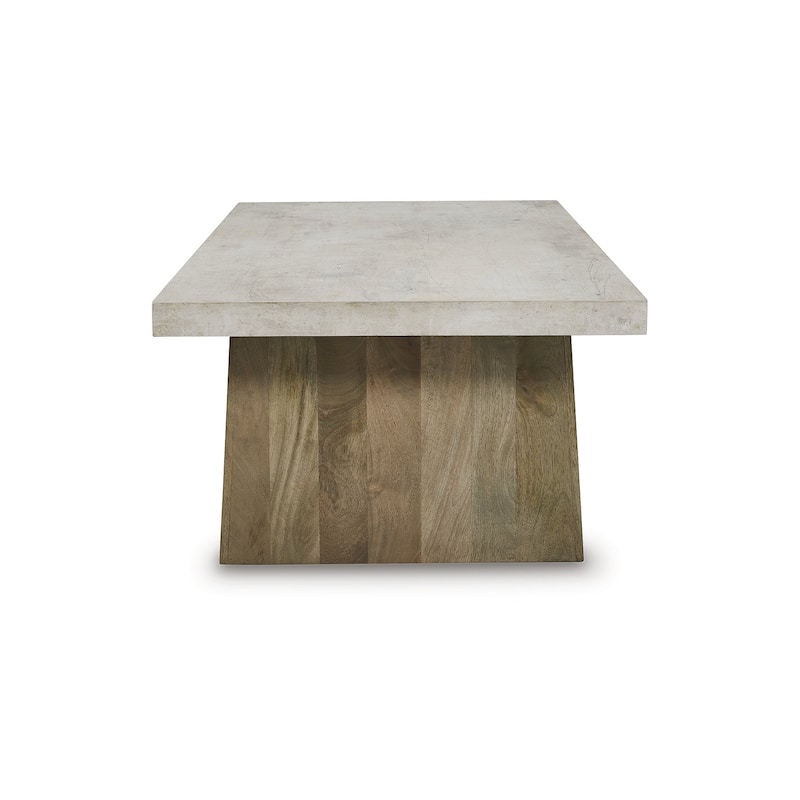 Signature Design by Ashley Brendalhouse Brown/Gray Coffee Table - 47.75" W x 28.13" D x 18" H