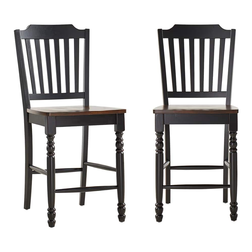 Brunico Two-Tone Counter Height Chairs (Set of 2)