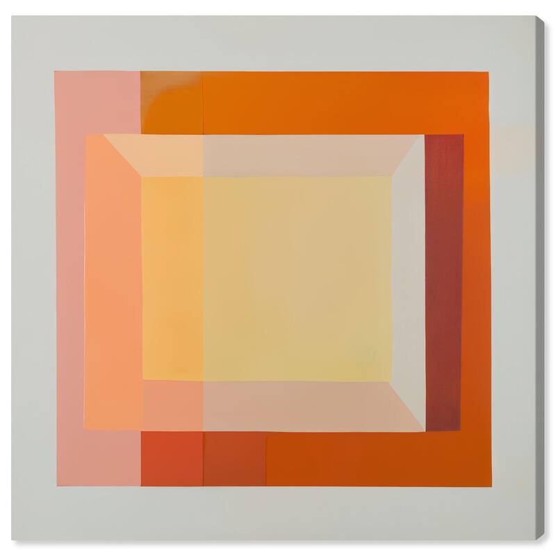 Minimal Color Blocks II Canvas by Art Remedy, Gallery Wrapped - 20" x 20"