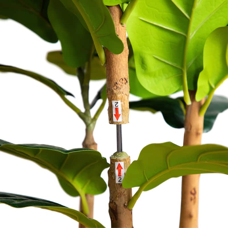 Fiddle Leaf Artificial Potted Tree - 4'