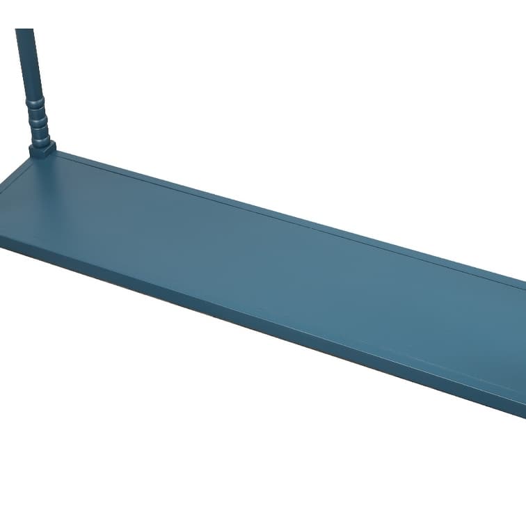 Nestfair Solid Wood Console Table with 3 Drawers and Shelf