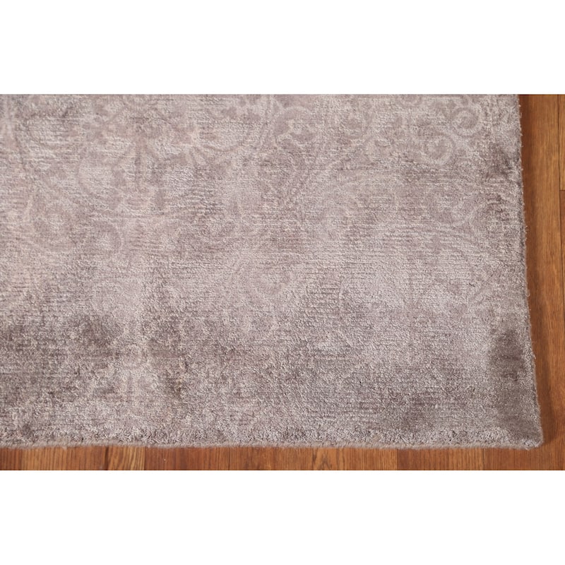 All-Over Geometric Modern Oriental Accent Rug Handmade Wool Carpet - 2'3"x 4'2"