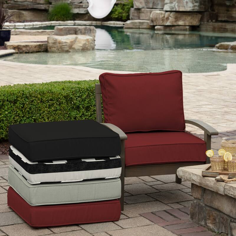 Arden Selections ProFoam Outdoor Plush Deep Seat Set