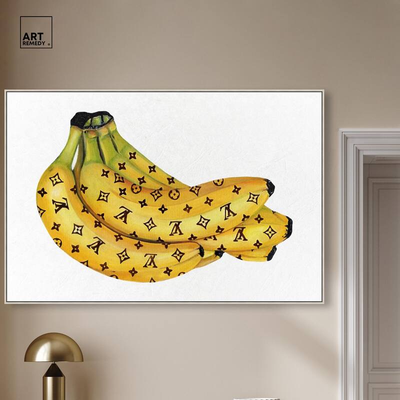 Fashion Bananas III Canvas by Art Remedy