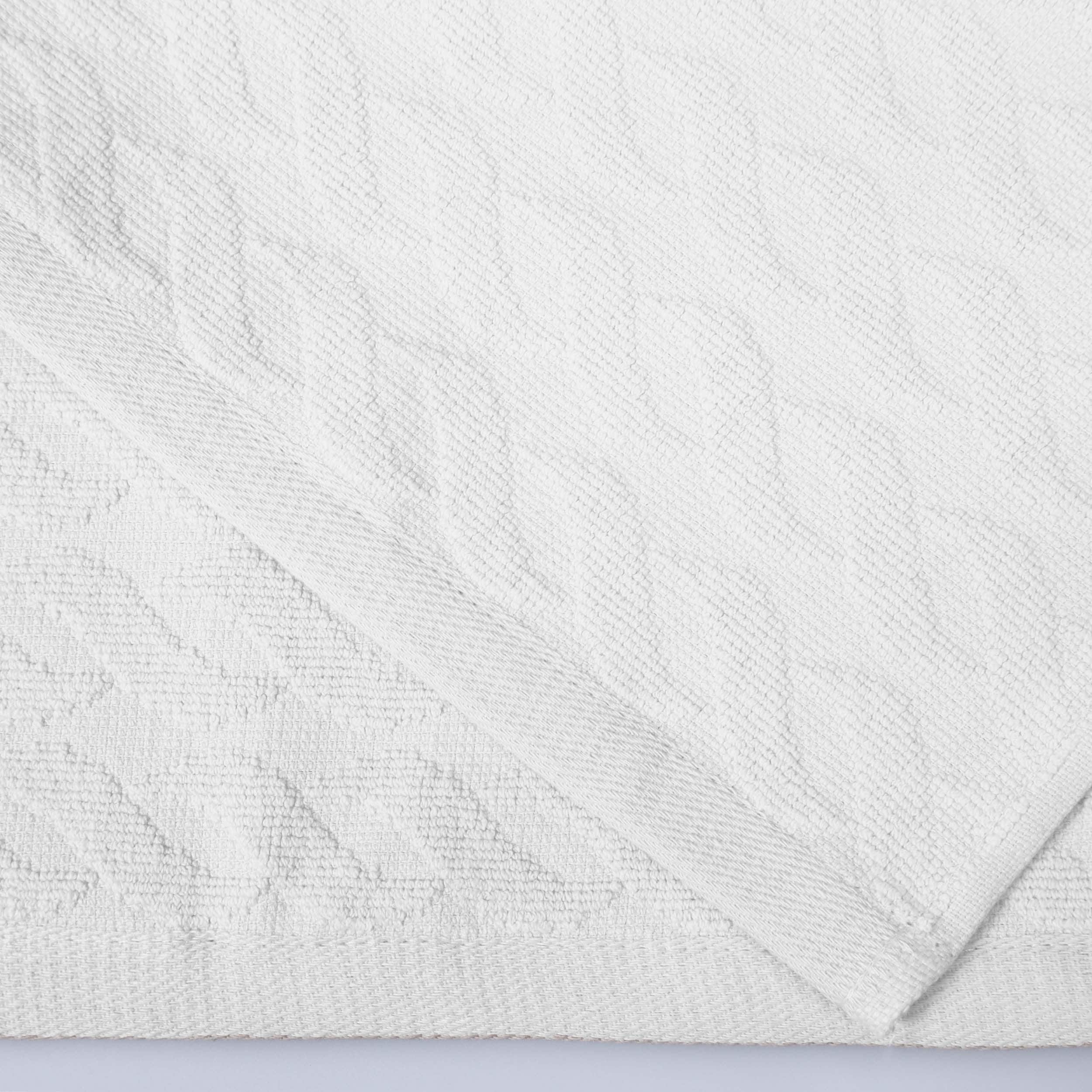 как выглядит Turkish Cotton 6 Piece Herringbone Jacquard Towel Set by фото