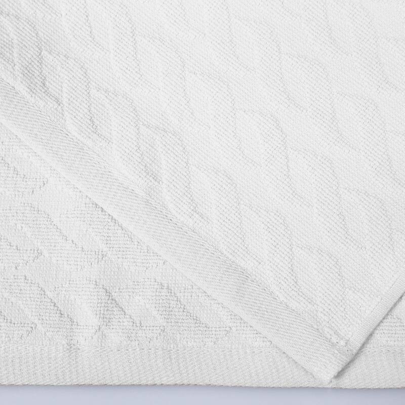 Turkish Cotton Herringbone and Solid Washcloth Towel Set by Superior