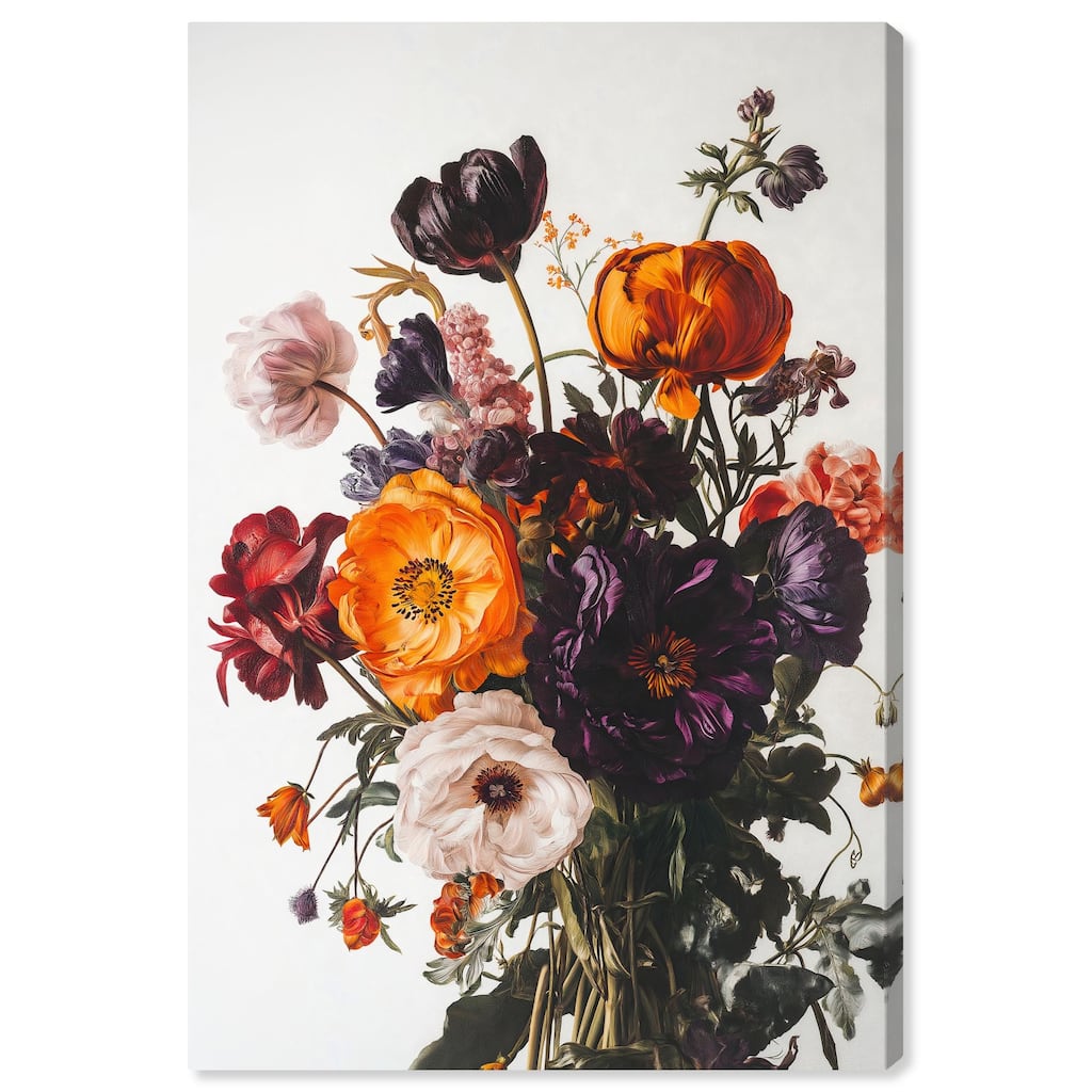 Regal Rose Riot I Canvas by Art Remedy, Gallery Wrapped