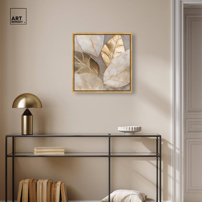 Golden Cascades Canvas by Art Remedy