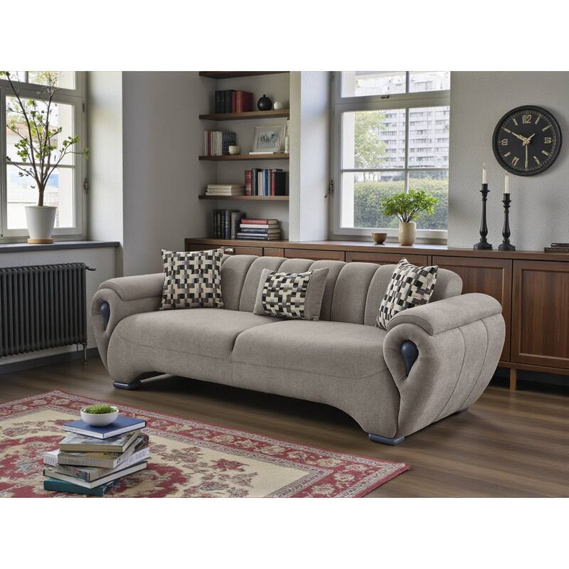 Zelvion 4 Pieces Living Room Sets 2 Sofa 2 Chair