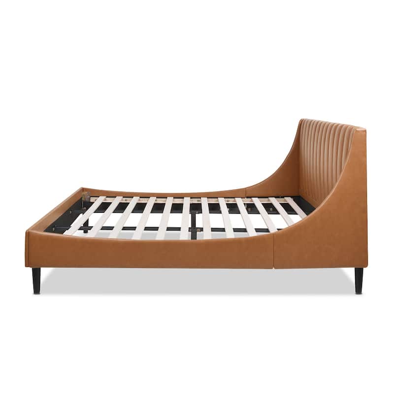 Aspen Vertical Tufted Upholstered Platform Bed