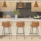 preview thumbnail 1 of 34, Poly & Bark Paxton 24-inch Counter Stool (Set of 3)