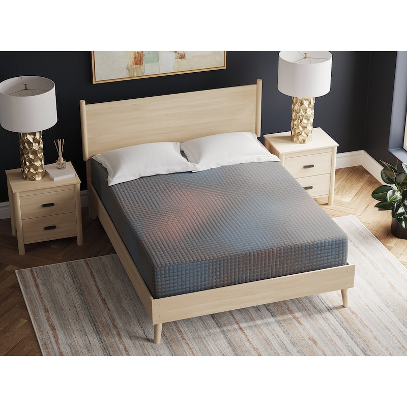 Signature Design by Ashley 13 Inch Hybrid Hot Buy Pink/Blue Mattress