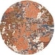 preview thumbnail 16 of 37, SAFAVIEH Handmade Blossom Yadviga French Country Floral Wool Rug 6' Round - Rust/Ivory - Round