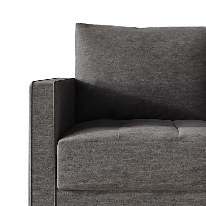 CraftPorch Contemporary Minimalist Linen Upholstered Arm Chair