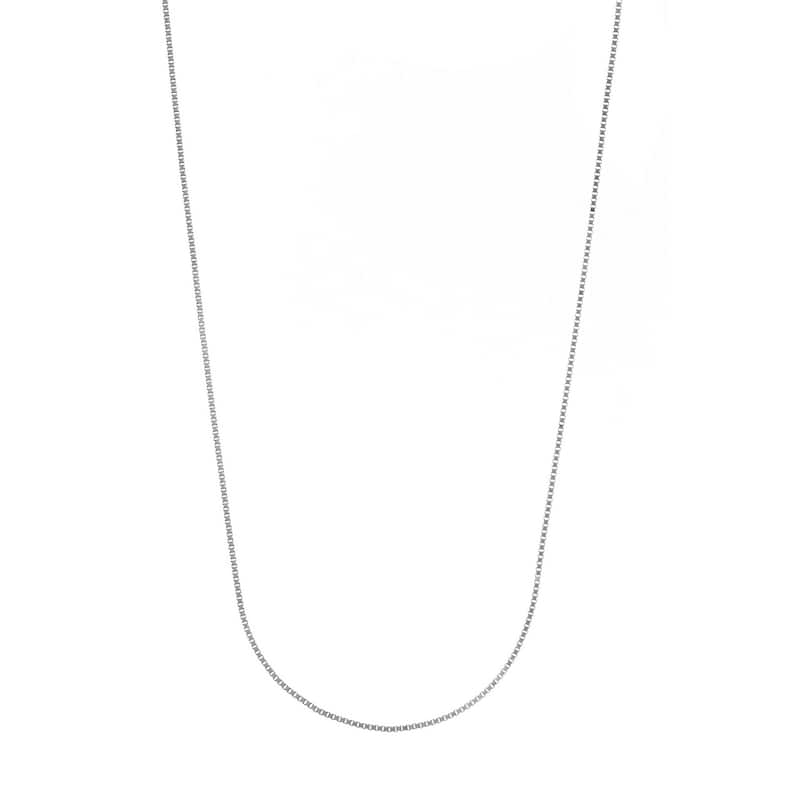 Curata 925 Sterling Silver Rhodium, Yellow and Rose Gold Plated 22" 0.95mm Adjustable Box Chain Necklace