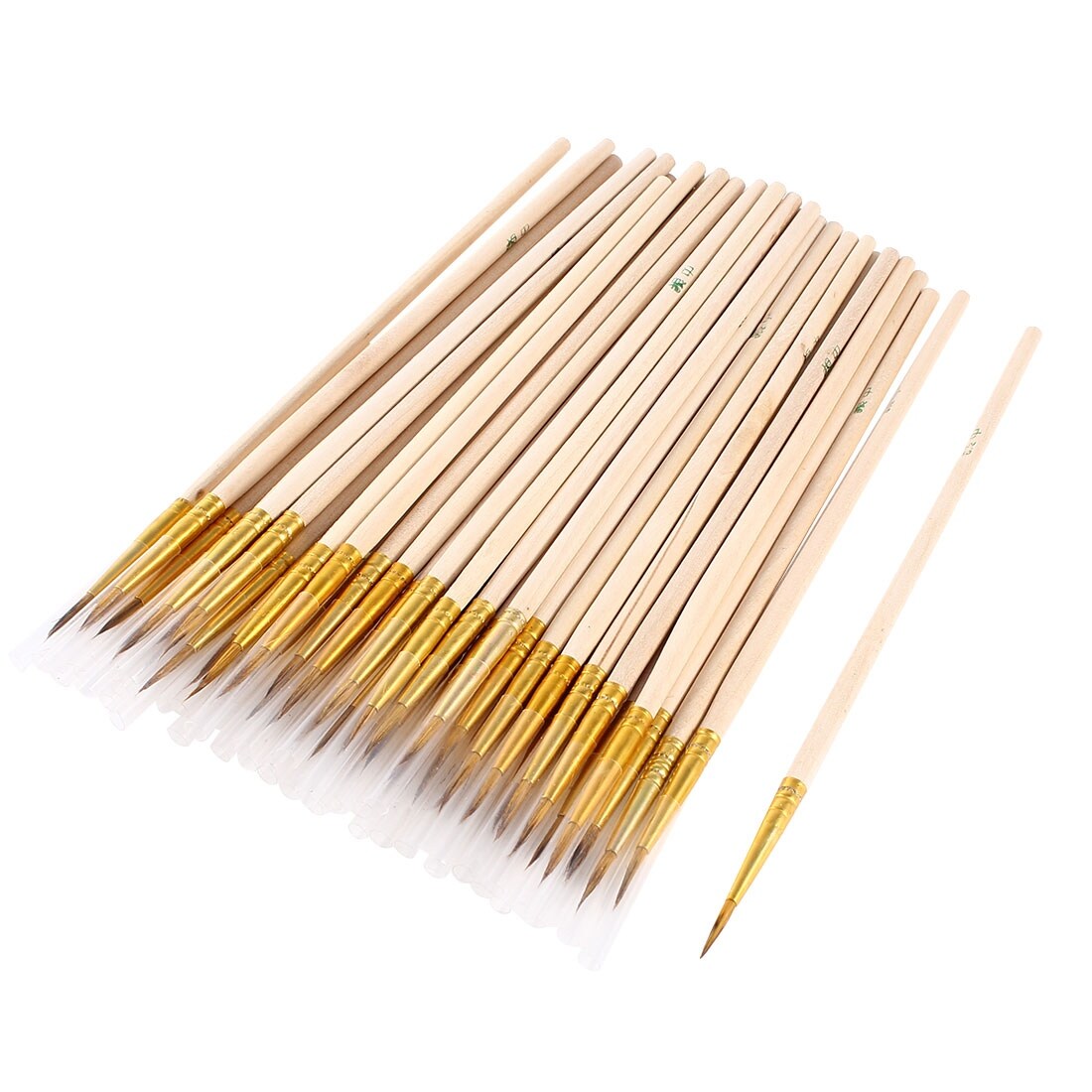 Shop Student Painter Beige Wood Shaft Faux Fur Drawing Painting