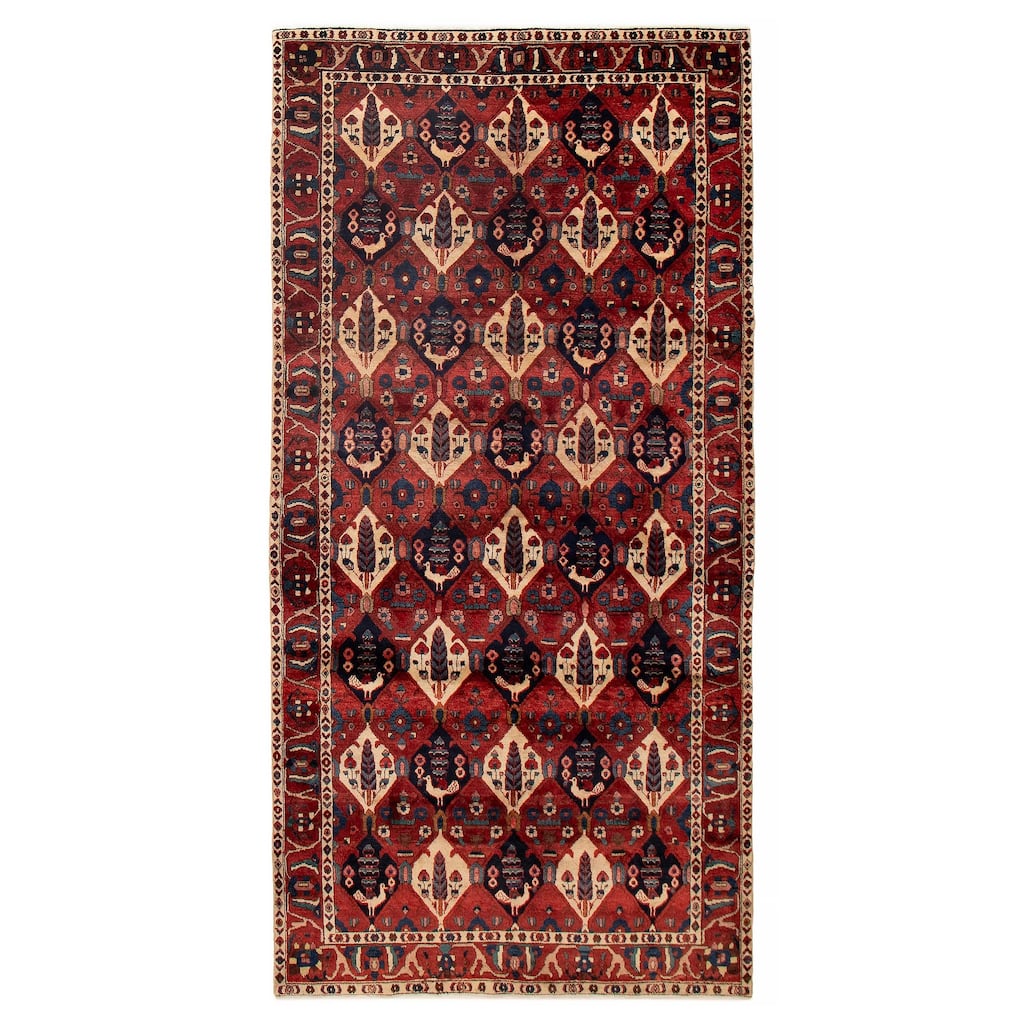 ECARPETGALLERY Hand-knotted Kayseri Red Wool Rug - 5'1 x 10'1