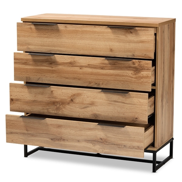 Metal and wood online industrial dresser