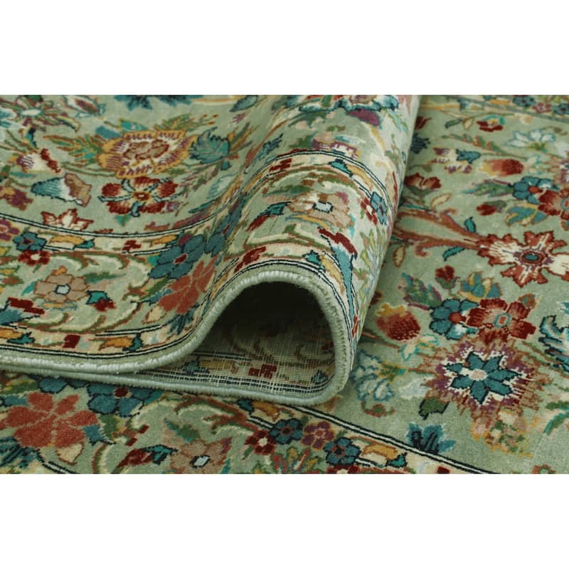 Pak-Persian Eliu Grey/Ivory Runner - 2'6" x 11'11"