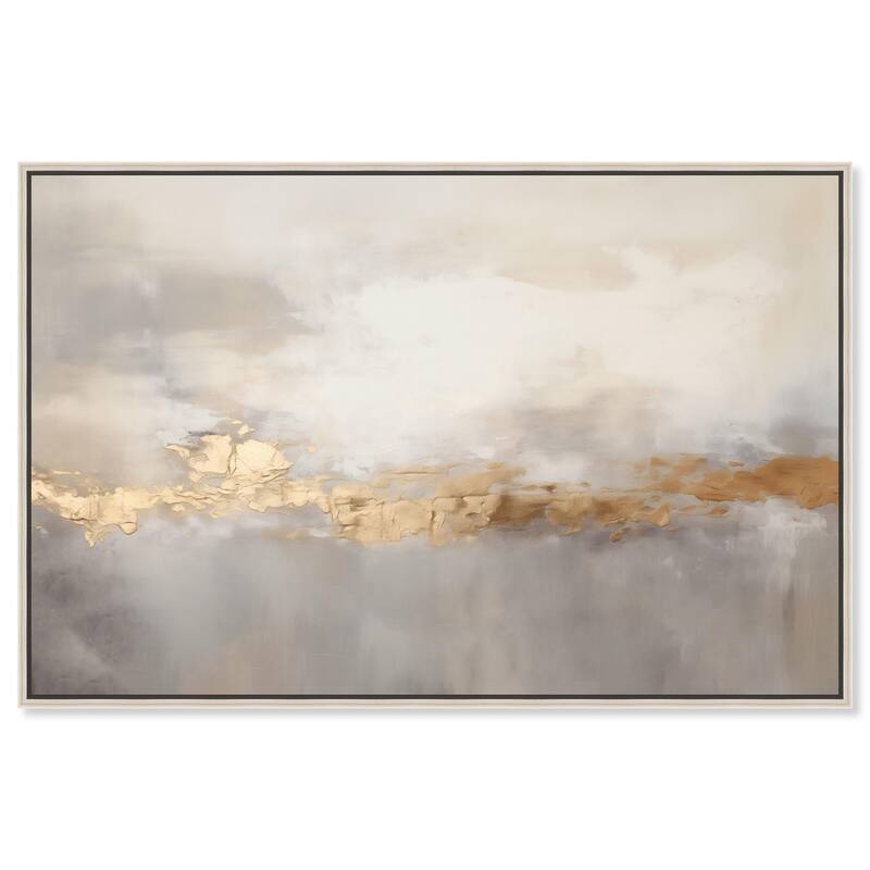 Fairy Dust I Canvas by Art Remedy - 36" x 24" - Silver