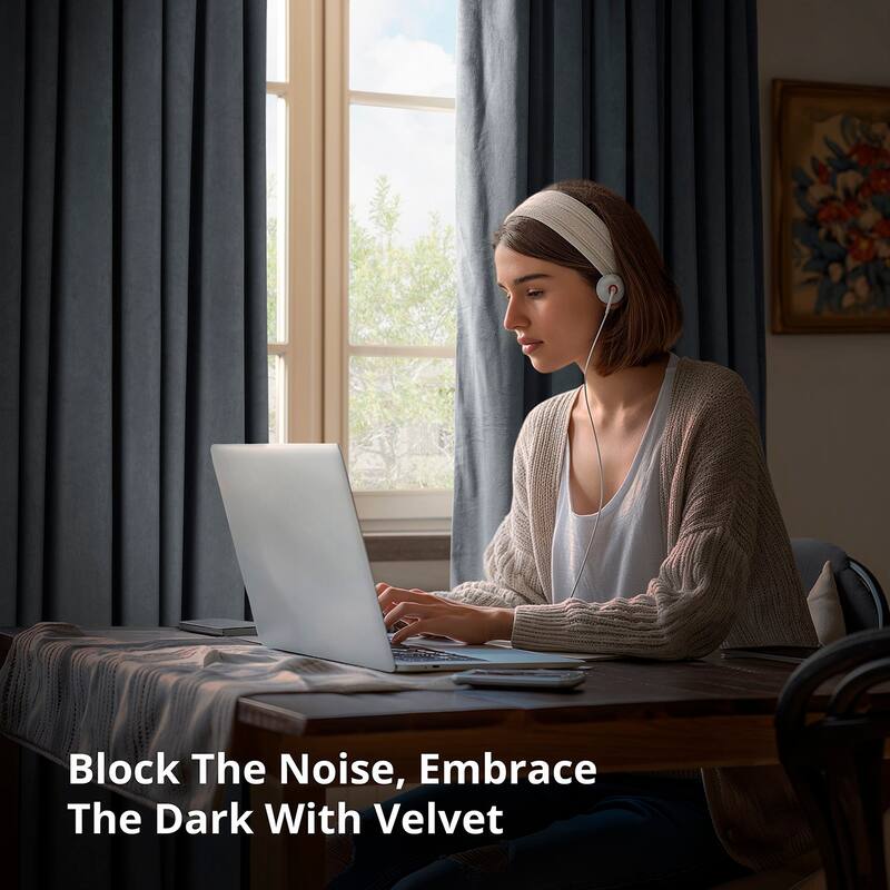 Exclusive Fabrics Signature Pleated Blackout Velvet Curtain (1 Panel)