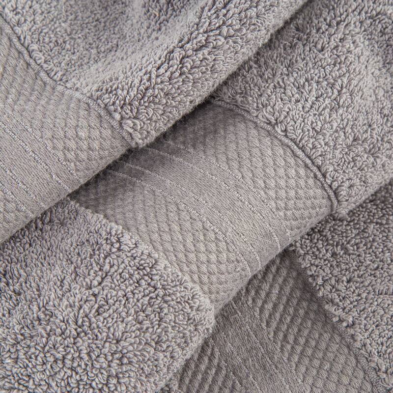 Turkish Cotton 12 Piece Solid Plush Heavyweight Towel Set by Superior