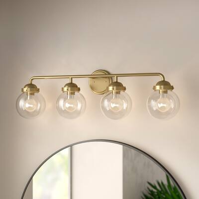 Knoll 4 Light Bath Bar - 33 inches