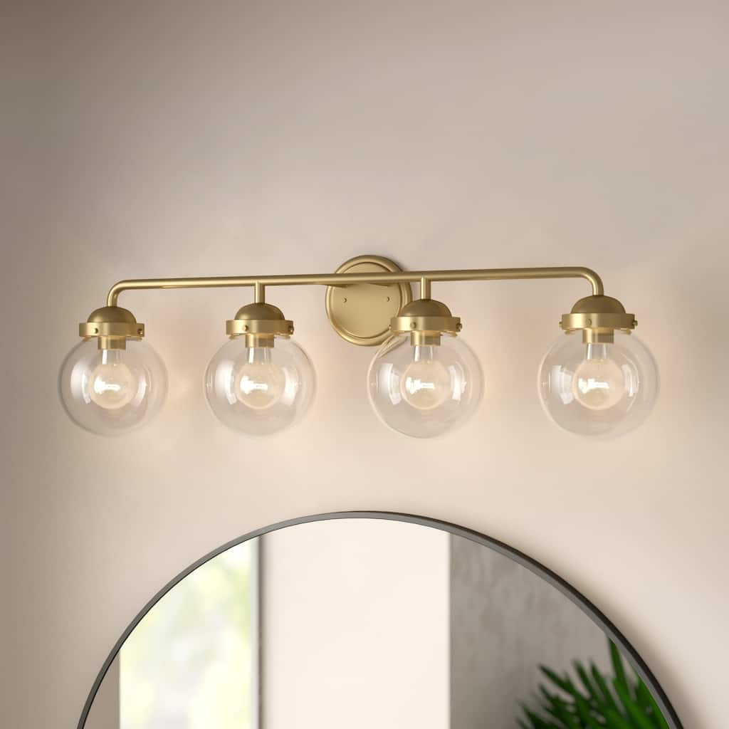 Knoll 4 Light Bath Bar - 33 inches