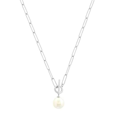 EFFY 925 Silver Fresh Water Pearl Necklace - 18 Inch