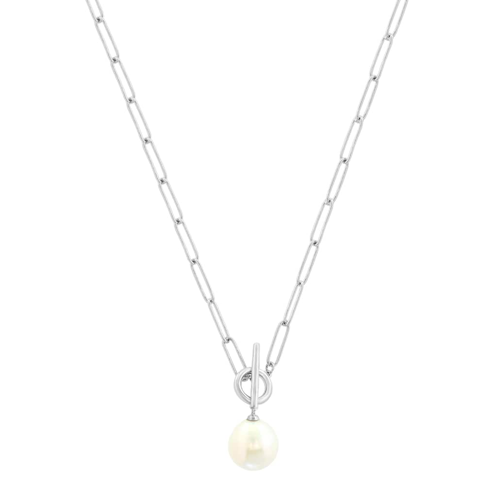 EFFY 925 Silver Fresh Water Pearl Necklace - 18 Inch