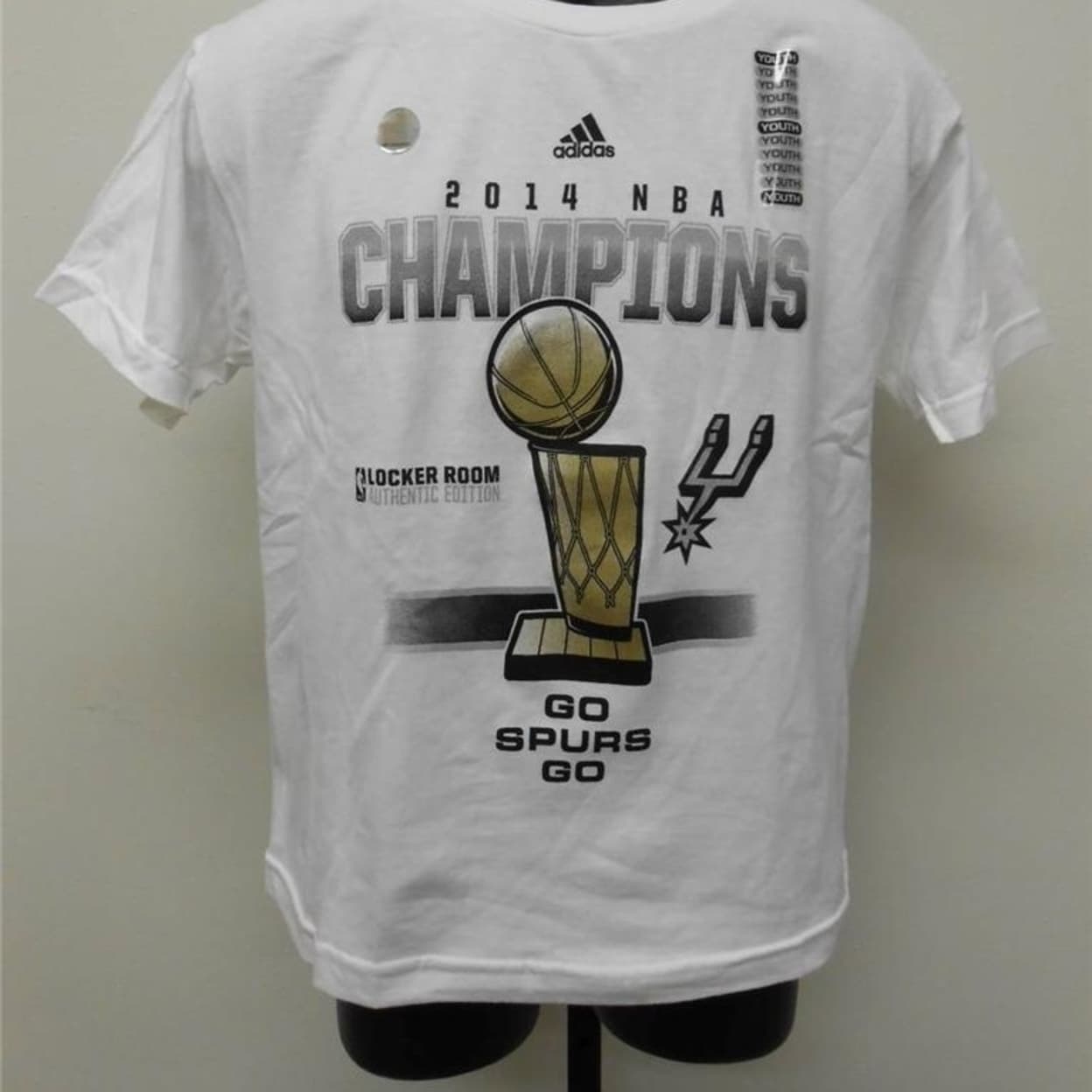 spurs championship jersey