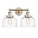 Option Antique Brass / Clear Deco Swirl