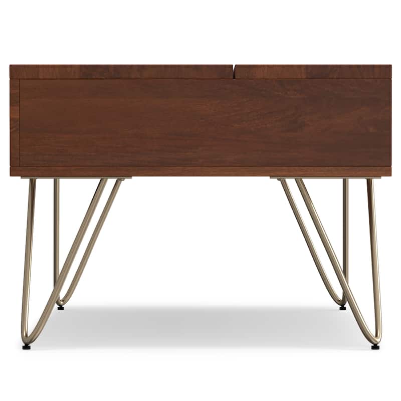 Moreno Rectangle Industrial Lift Top Coffee Table